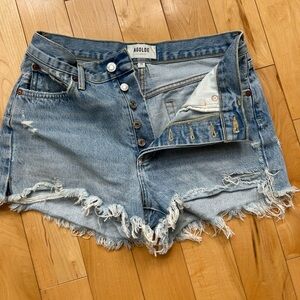 AGOLDE • Parker Short Long • SKYWAVE • Size 25